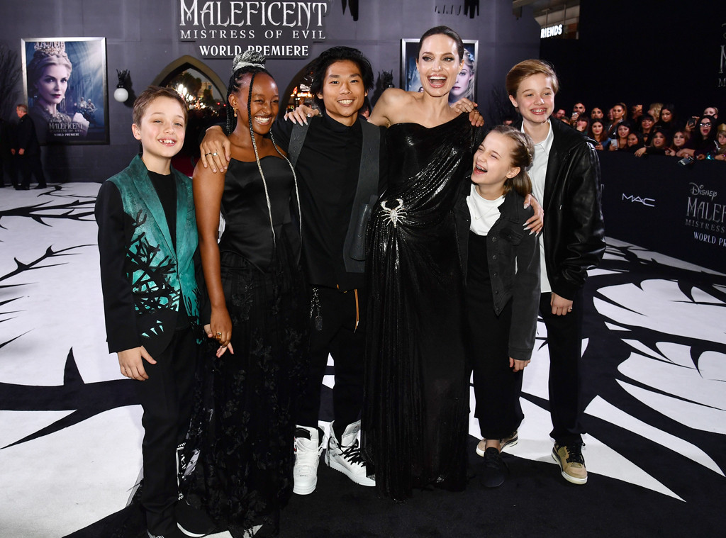 Brad Pitt Angelina Jolie S Family Album Pics With 6 Kids
